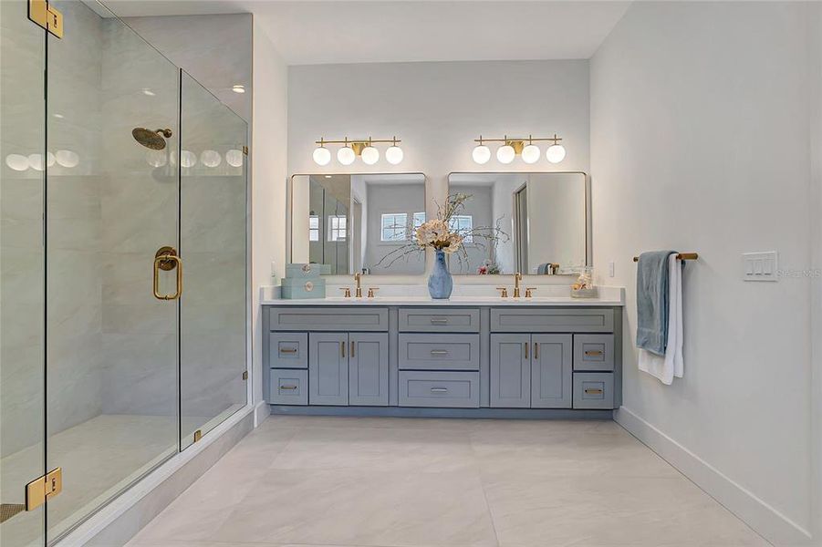 Furnished interior view inside a new home in , Tampa (Image 60).