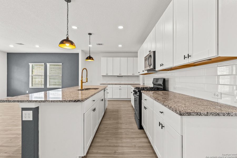 Furnished interior view inside a new home in , Bulverde (Image 17).