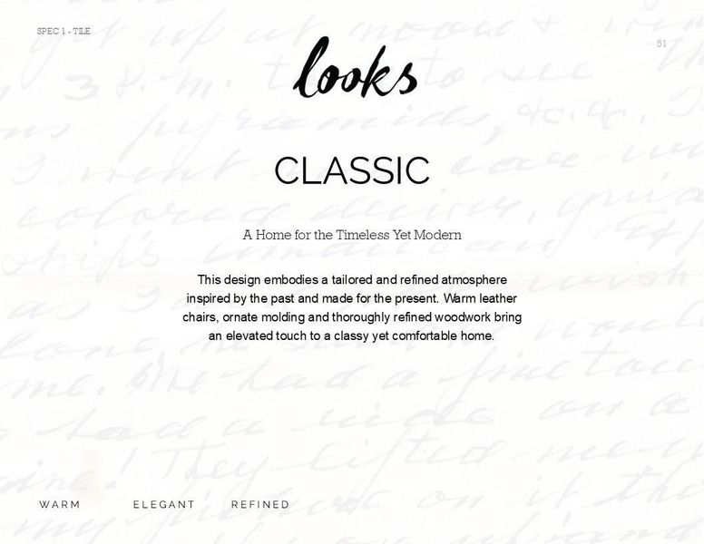 Introducing K. Hovnanian Classic Look! Introducing K. Hovnanian Classic Look!