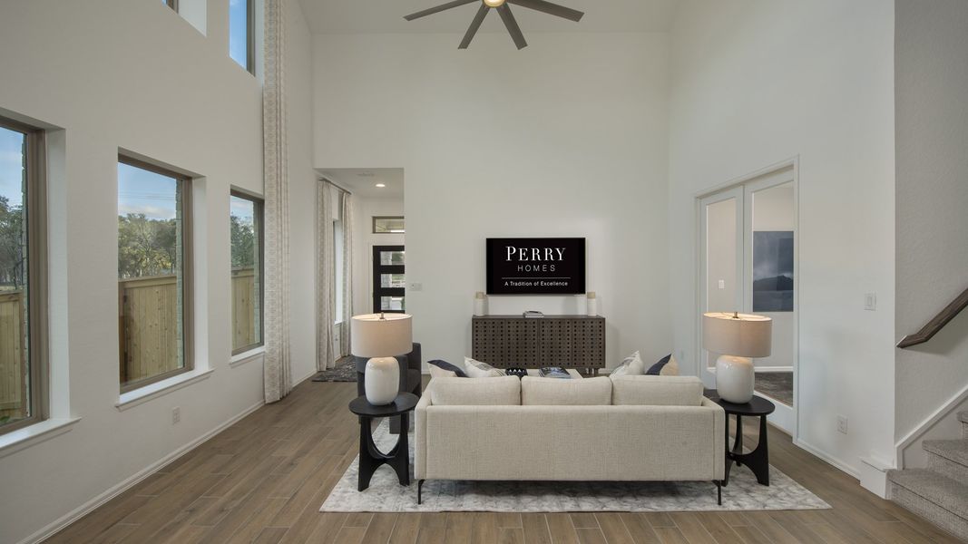 Furnished interior view inside a new home in Veranda, San Antonio (Image 3).