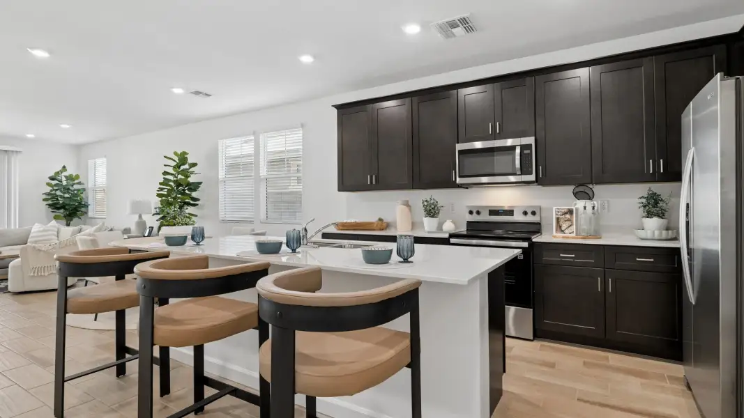 Furnished interior view inside a new home in Westpark, Buckeye (Image 5).