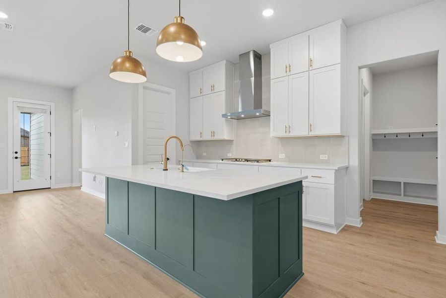 Furnished interior view inside a new home in Arbor Collection at Heritage, Dripping Springs (Image 12).
