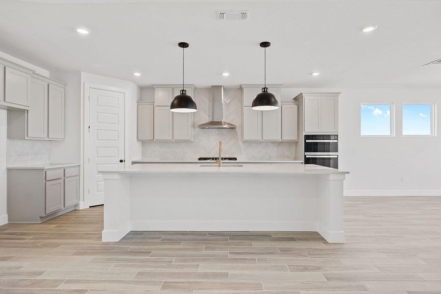 Furnished interior view inside a new home in The Colony, Bastrop (Image 7).
