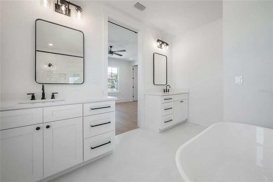 Furnished interior view inside a new home in , Tampa (Image 6). Furnished interior view inside a new home in , Tampa (Image 6).