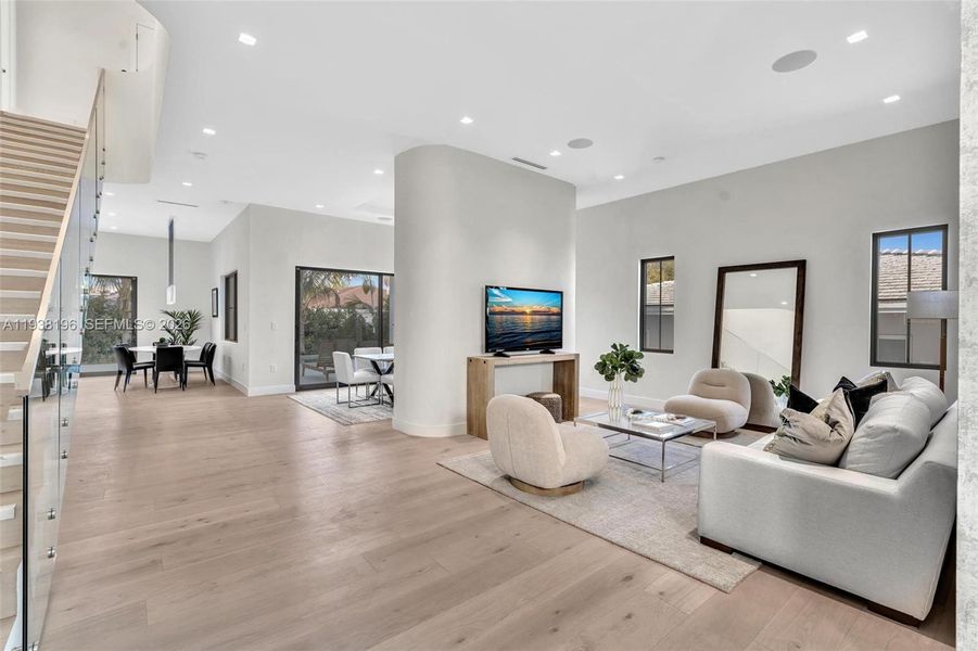 Furnished interior view inside a new home in , Surfside (Image 7).