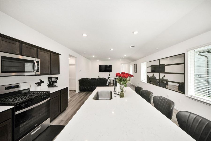 Furnished interior view inside a new home in , Houston (Image 7).