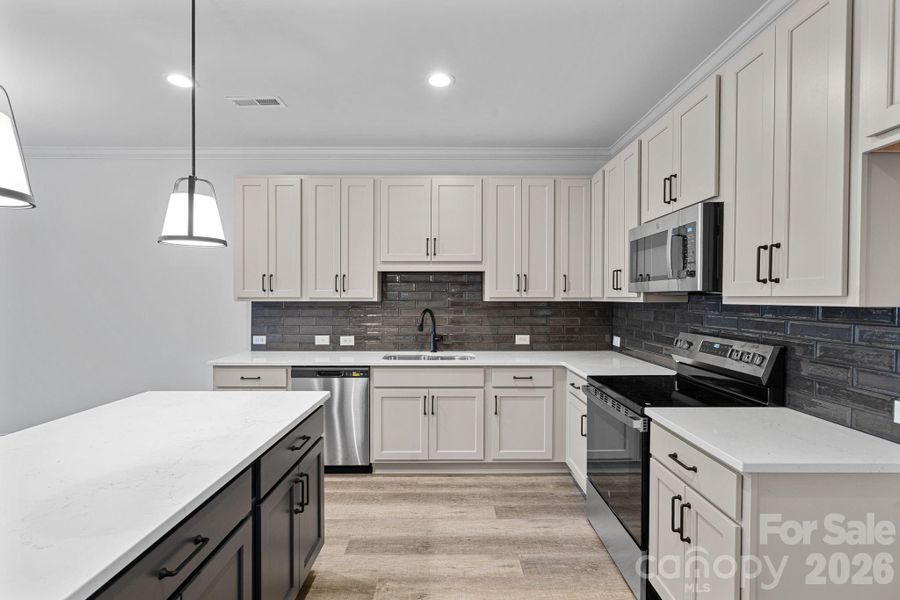 Furnished interior view inside a new home in , Charlotte (Image 6).