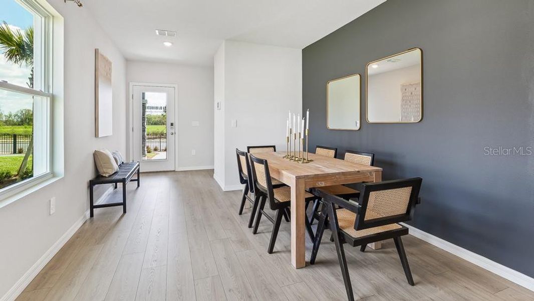 Furnished interior view inside a new home in Oakfield Trails, Parrish (Image 11).