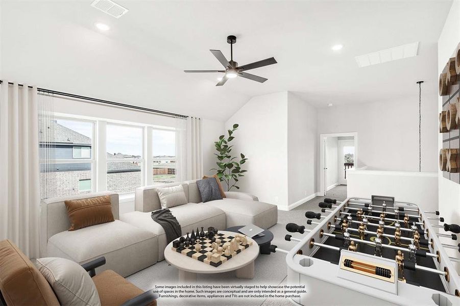 Furnished interior view inside a new home in Crystal Lake Estates, Red Oak (Image 13).