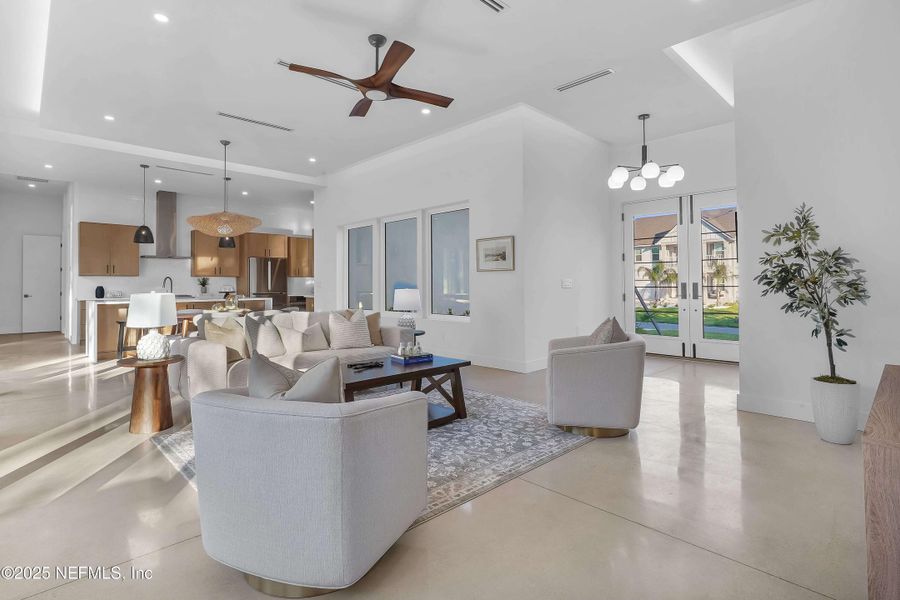 Furnished interior view inside a new home in , St. Augustine (Image 7).