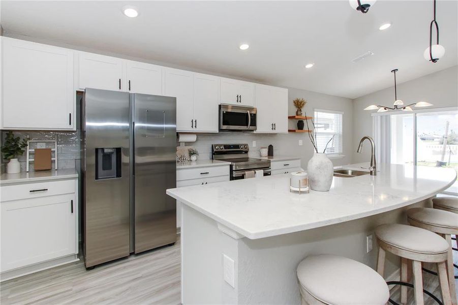 Furnished interior view inside a new home in , Zephyrhills (Image 6).
