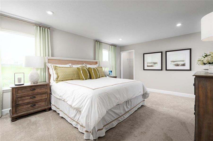 Furnished interior view inside a new home in Cedar Landings Townhomes, Leesburg (Image 7).
