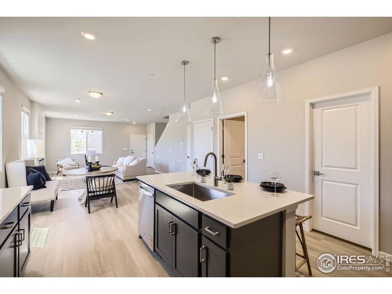 Furnished interior view inside a new home in Waterfield - Single Family Homes, Fort Collins (Image 9).