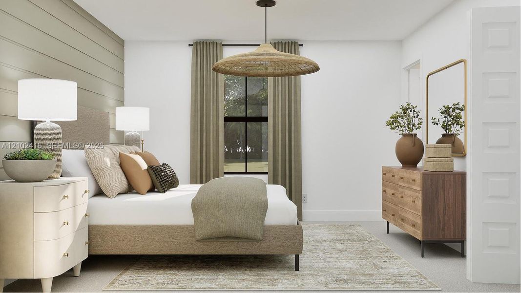Furnished interior view inside a new home in Mainstreet, Coconut Creek (Image 8).