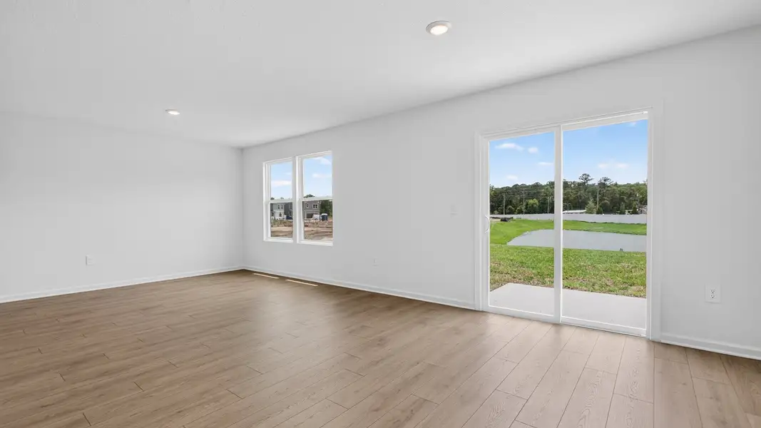 Representative unfurnished interior of a home built from the Archer+ by D.R. Horton in Bridle Creek, Jacksonville (Image 21). Representative unfurnished interior of a home built from the Archer+ by D.R. Horton in Bridle Creek, Jacksonville (Image 21).