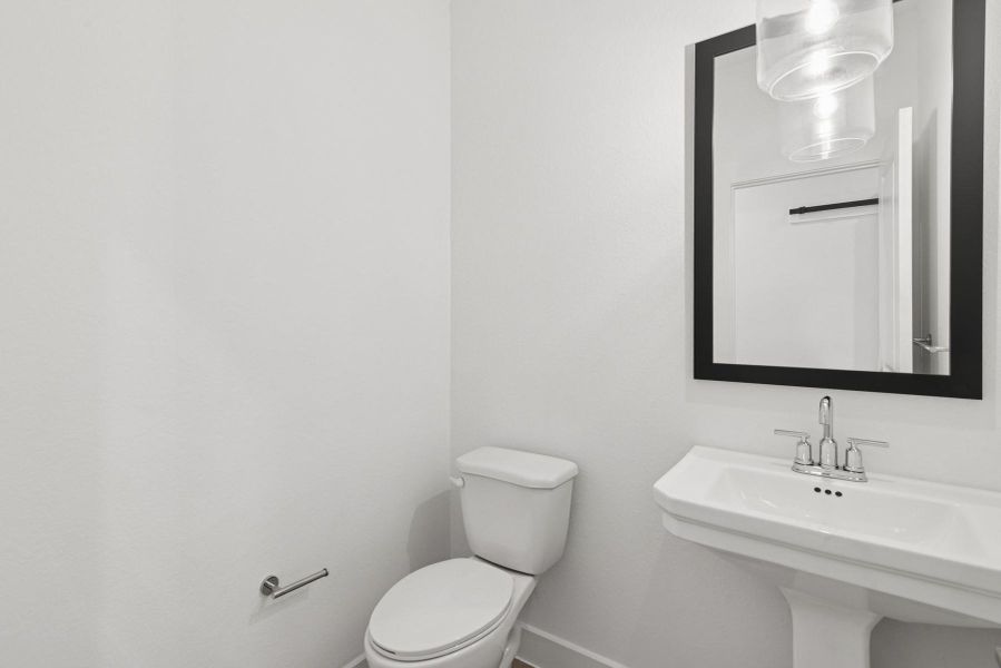 Half bath! Half bath!