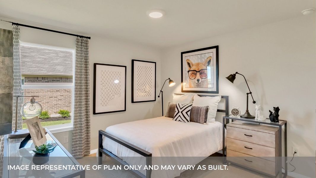 Furnished interior view inside a new home in Bar W Ranch, Leander (Image 7).