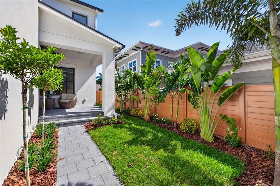 Exterior details and patio area of a home in , St. Petersburg (Image 36). Exterior details and patio area of a home in , St. Petersburg (Image 36).