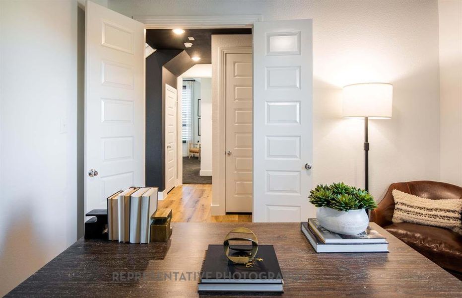 Furnished interior view inside a new home in Pecan Square: 40ft. lots, Northlake (Image 5). Furnished interior view inside a new home in Pecan Square: 40ft. lots, Northlake (Image 5).