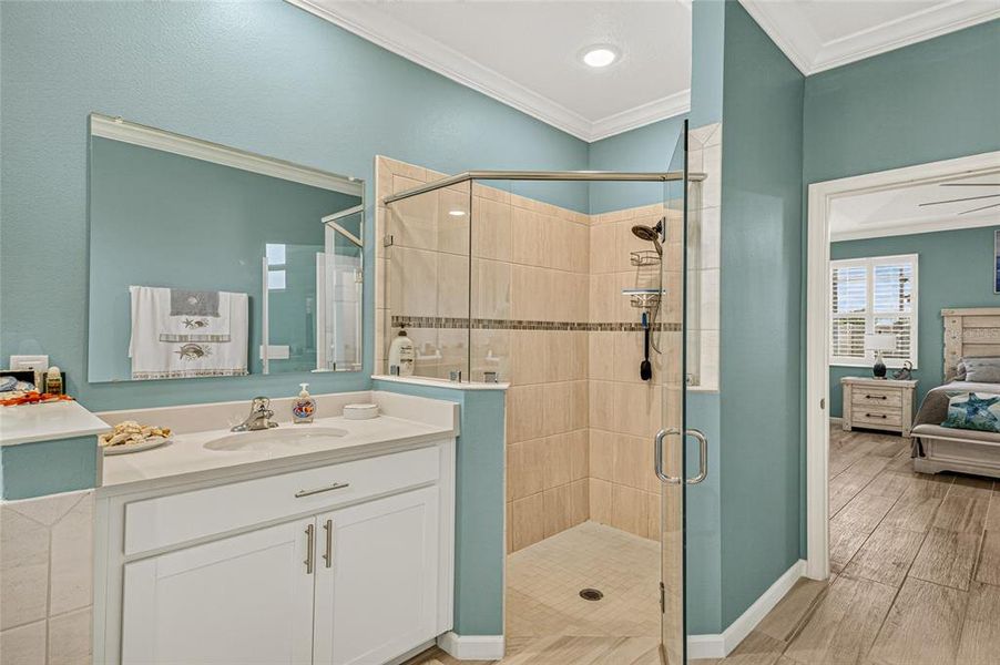 Furnished interior view inside a new home in Crystal Bay Estates, Grant-Valkaria (Image 8). Furnished interior view inside a new home in Crystal Bay Estates, Grant-Valkaria (Image 8).