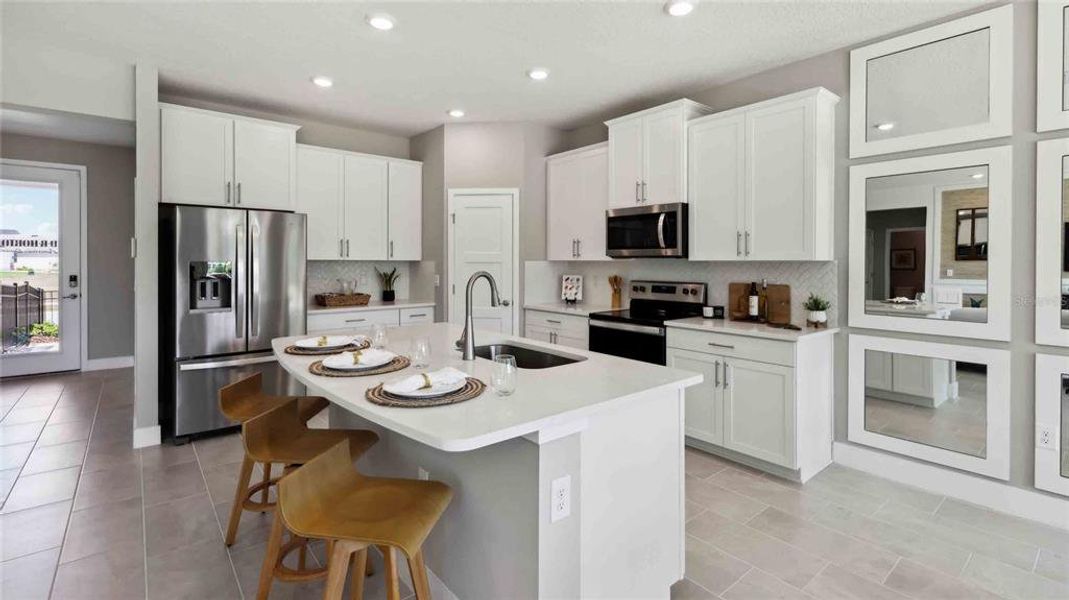 Furnished interior view inside a new home in Waterford, Brooksville (Image 25).