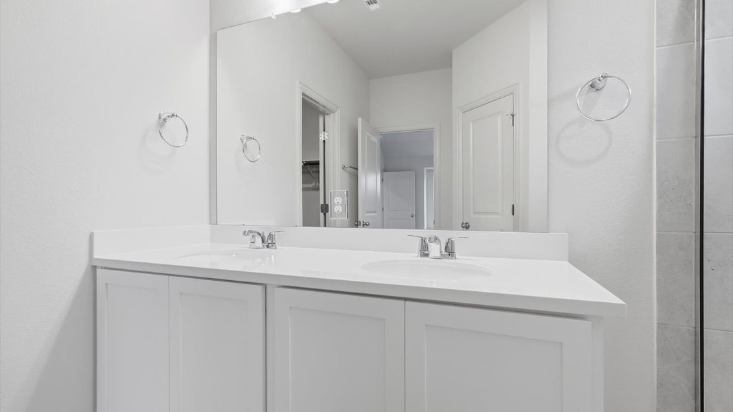 Furnished interior view inside a new home in Westridge Journey, Princeton (Image 30).
