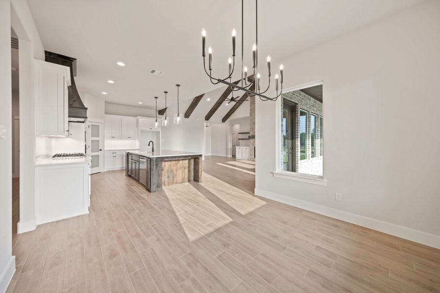 Furnished interior view inside a new home in Prairie Winds Estates, Poolville (Image 37). Furnished interior view inside a new home in Prairie Winds Estates, Poolville (Image 37).
