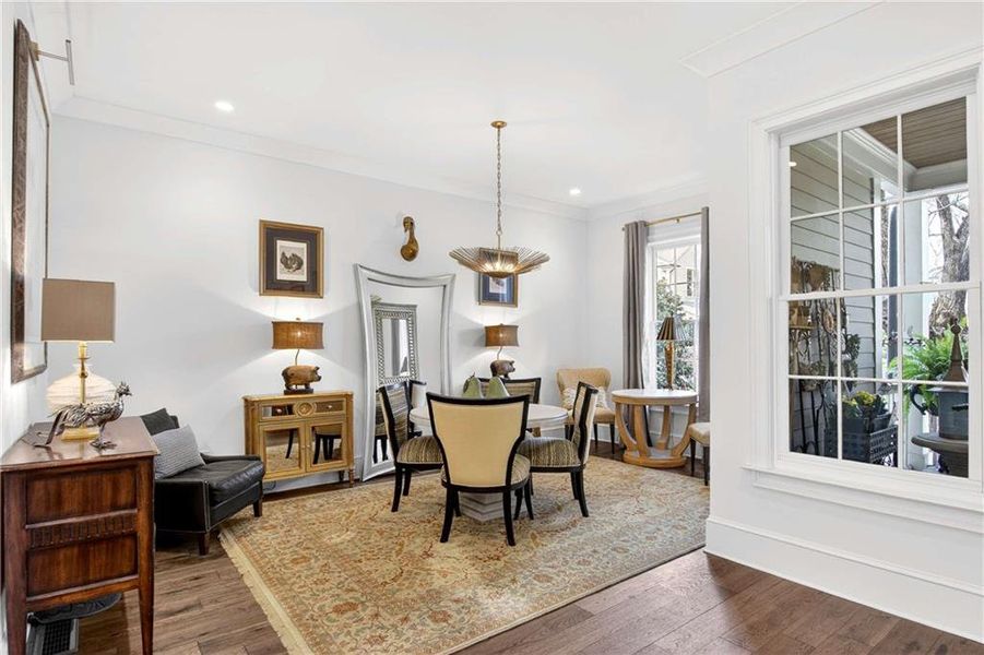 Furnished interior view inside a new home in , Roswell (Image 12).