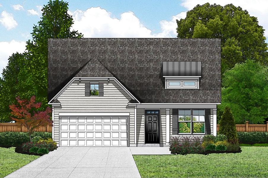 Elevation C - Extended Porch