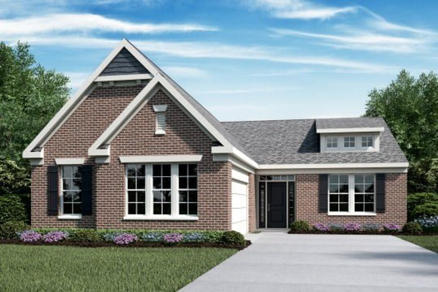 Representative exterior photo of a completed home built from the Maxwell by Fischer Homes in Easton Park, Dallas, GA (Image 7).