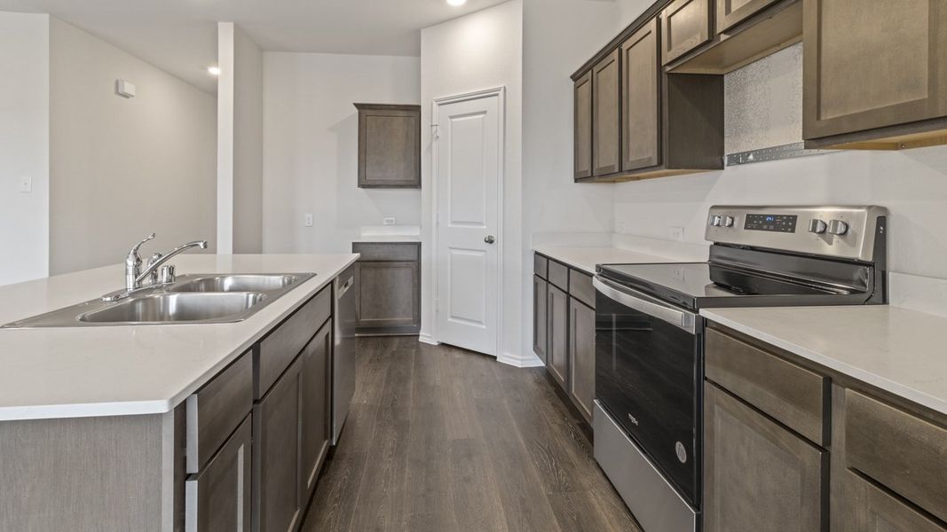 Furnished interior view inside a new home in Creeks at Burnett Trail, Canton (Image 6).
