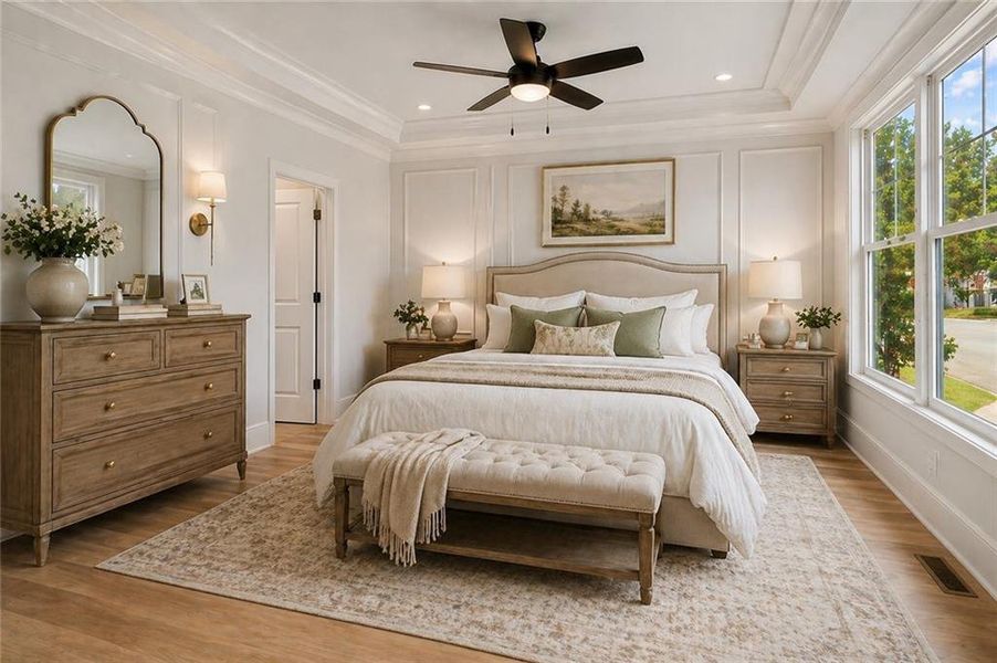 Furnished interior view inside a new home in , Roswell (Image 5).