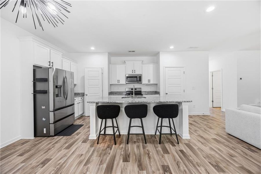 Furnished interior view inside a new home in , Griffin (Image 11).