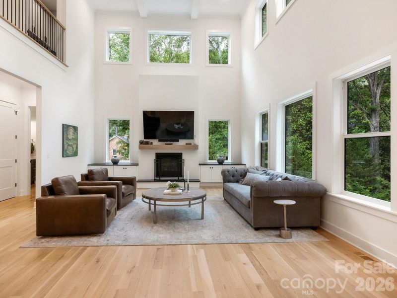Two Story Family Room