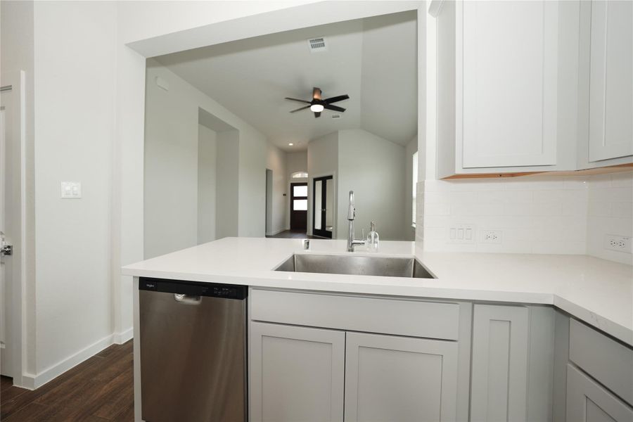 Furnished interior view inside a new home in , La Marque (Image 4). Furnished interior view inside a new home in , La Marque (Image 4).