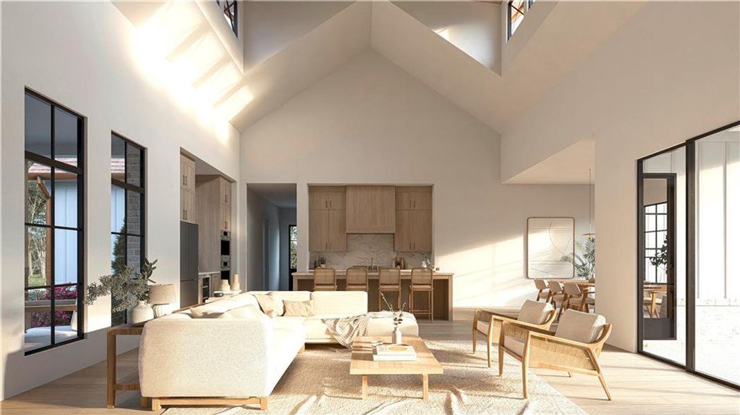 Furnished interior view inside a new home in , Pendergrass (Image 5).