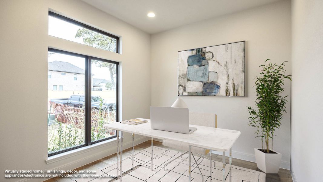 Furnished interior view inside a new home in Parkside On The River, Georgetown (Image 9).