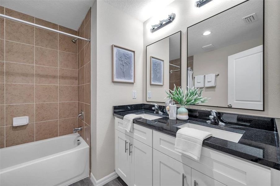 Furnished interior view inside a new home in , Clearwater (Image 12). Furnished interior view inside a new home in , Clearwater (Image 12).