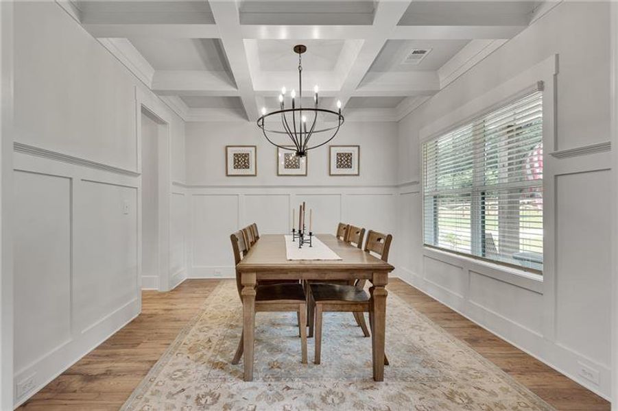 Furnished interior view inside a new home in Alcovy Station, Covington (Image 35).