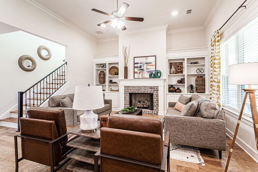 Furnished interior view inside a new home in White Oak, Arlington (Image 5).