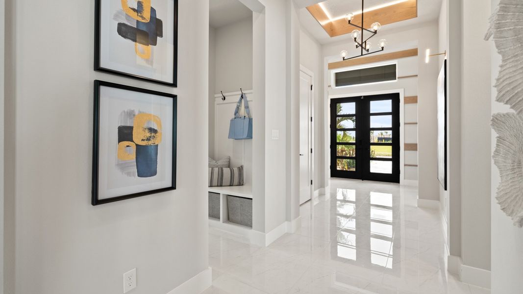 Representative furnished interior of a home built from the 2844F by Perry Homes in Glynlea Country Club 60', Port St. Lucie (Image 17).