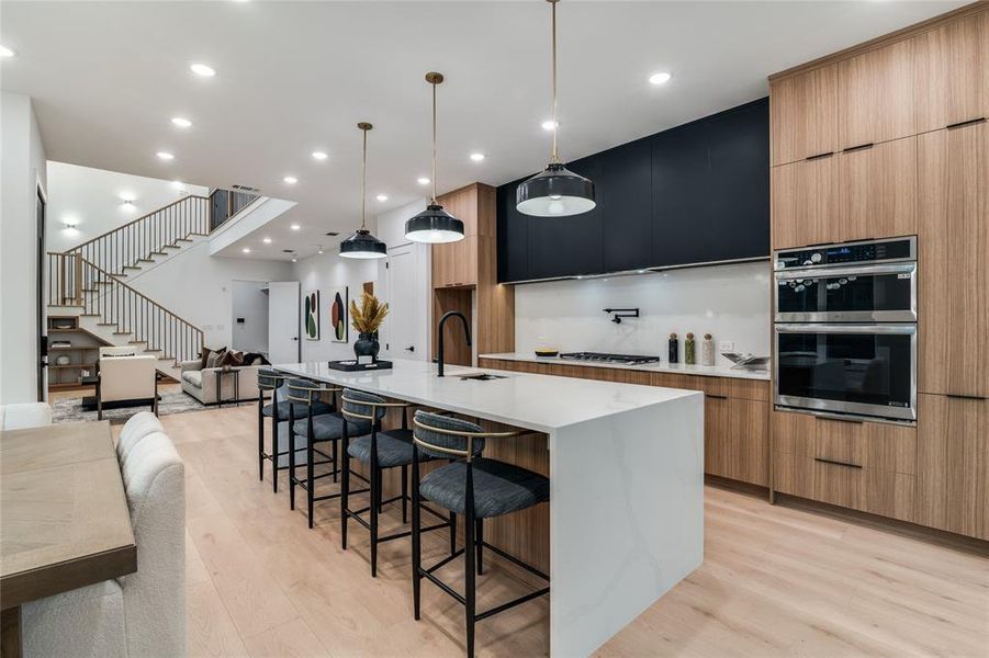 Furnished interior view inside a new home in , Dallas (Image 12).