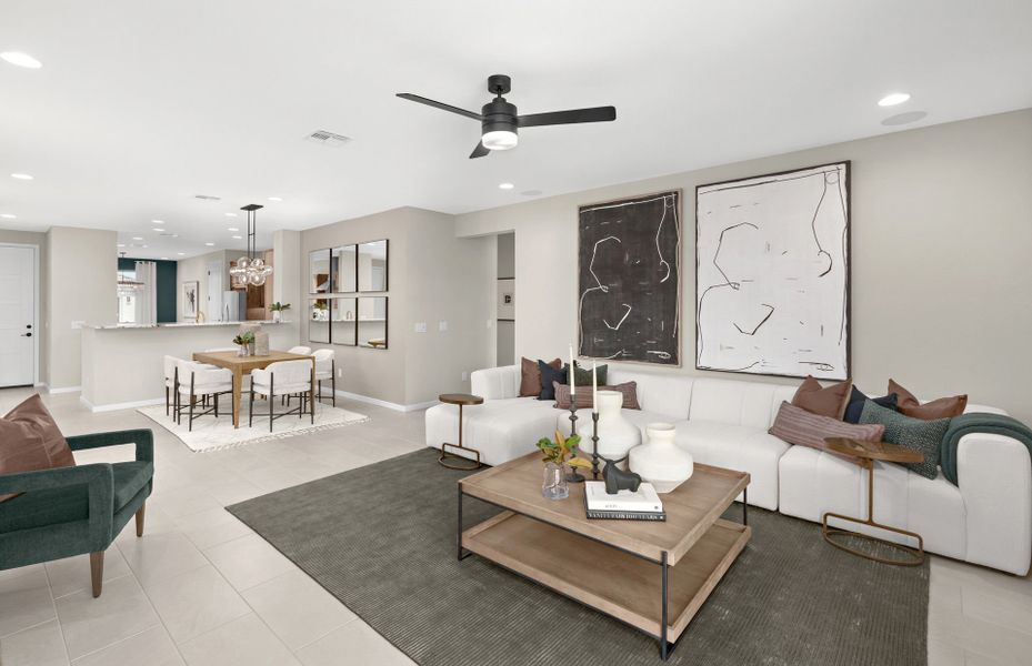 Representative furnished interior of a home built from the Farmington by Pulte Homes in Upper Canyon, Phoenix (Image 4). Representative furnished interior of a home built from the Farmington by Pulte Homes in Upper Canyon, Phoenix (Image 4).