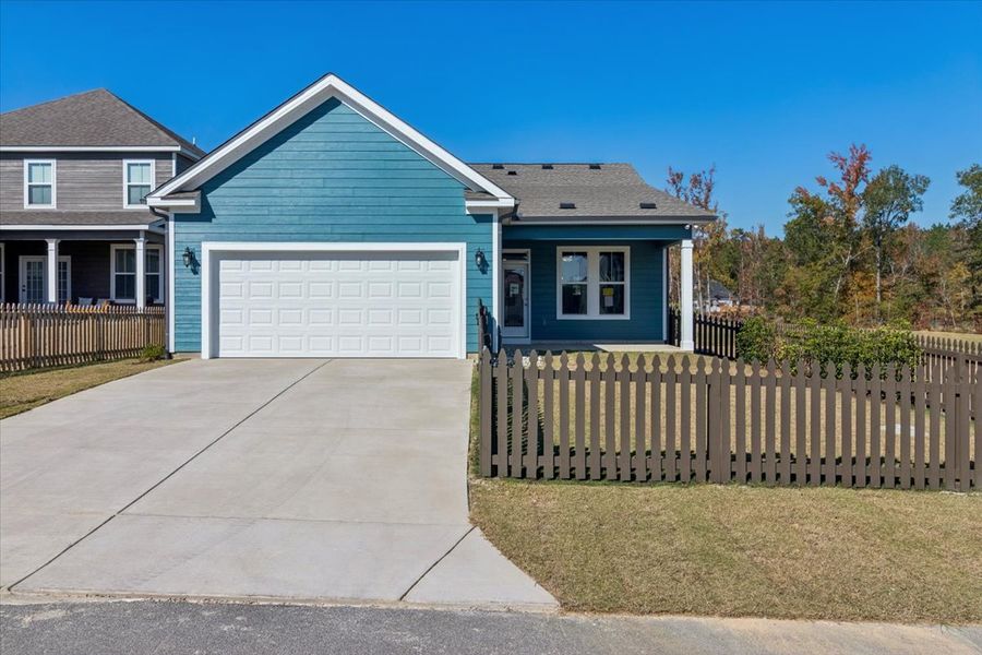Front exterior of a new home in Tillery Park, Grovetown, GA, highlighting curb appeal (Image 20).