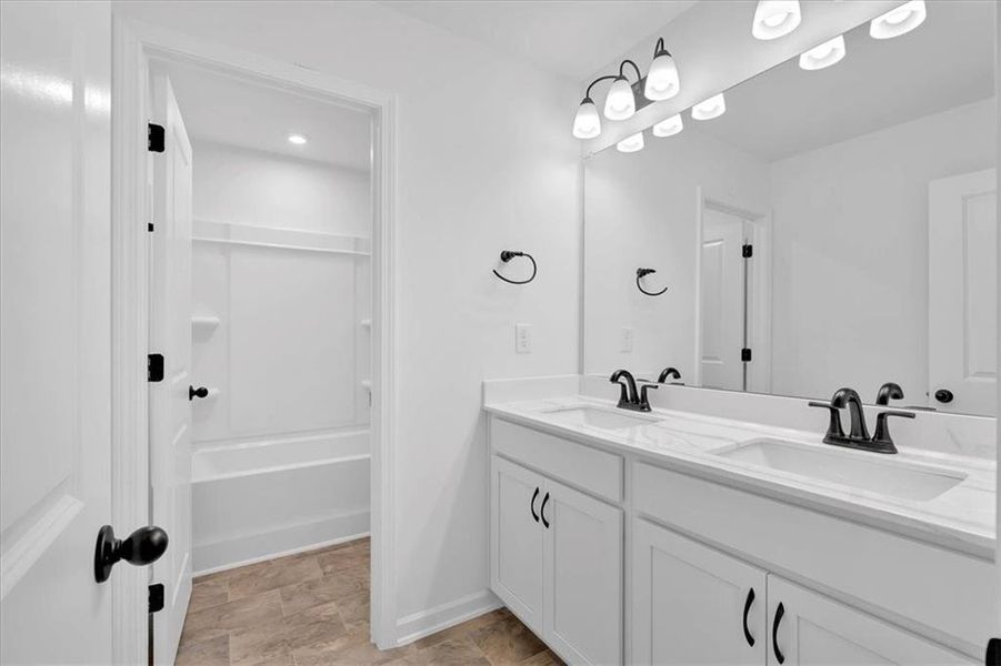 Furnished interior view inside a new home in Meadow Pines, Dallas (Image 11).