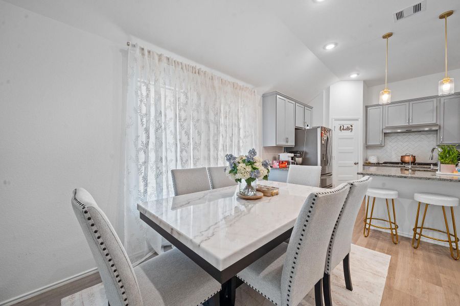 Furnished interior view inside a new home in , Cypress (Image 5).