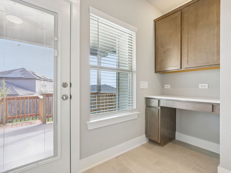 Furnished interior view inside a new home in Kallison Ranch, San Antonio (Image 11). Furnished interior view inside a new home in Kallison Ranch, San Antonio (Image 11).
