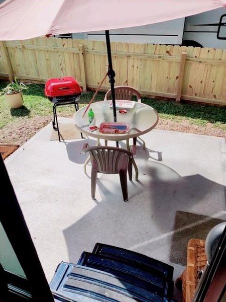 Exterior details and patio area of a home in , Cleveland (Image 9). Exterior details and patio area of a home in , Cleveland (Image 9).