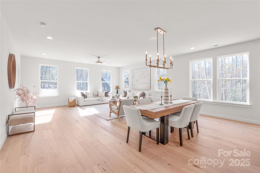 Furnished interior view inside a new home in , Lincolnton (Image 13).