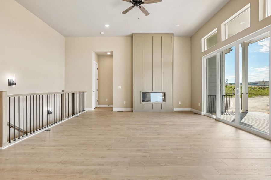 Spacious, unfurnished interior of a new home in Jackson Creek North, Monument (Image 41).